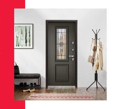 Входная дверь со стеклом в дом — безопасность, теплоизоляция, дизайн